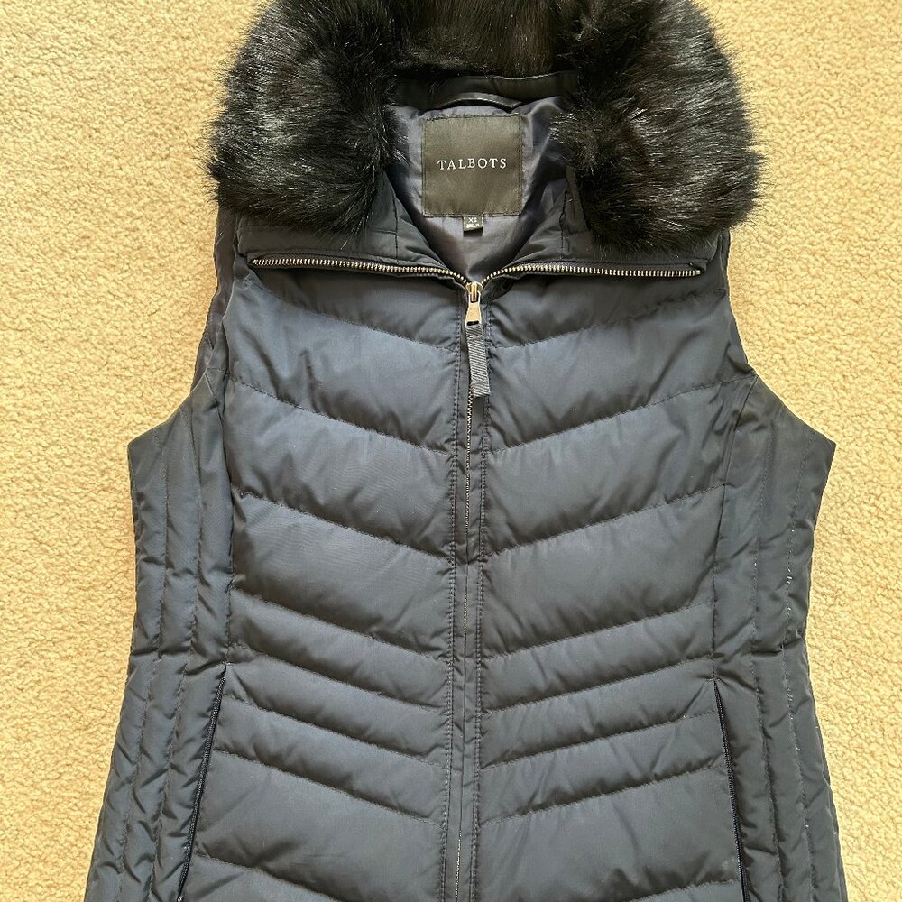 Talbots Fur Vest